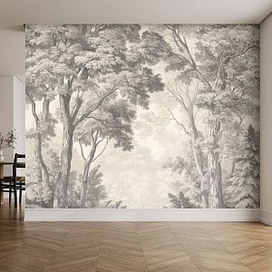 Лес в стиле винтаж