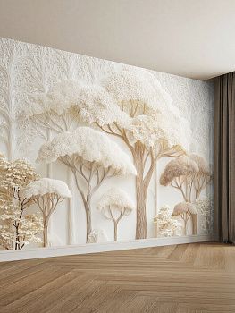 Лес, 3D-барельеф