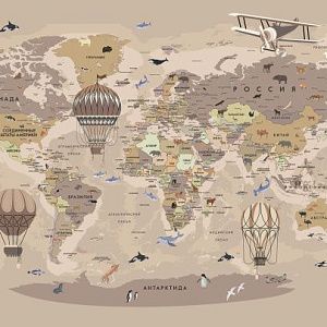 Карта мира для детей