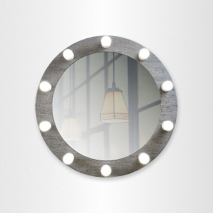 Круглое гримерное зеркало