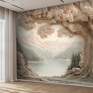 Утро у озера