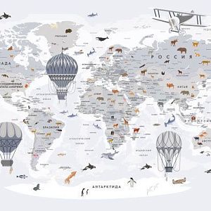 Карта мира для детей