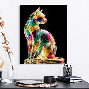 Неоновая кошка