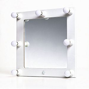 Гримерное зеркало, квадратное малое