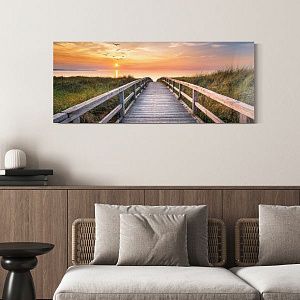 Закат на берегу