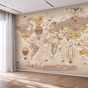 Карта мира для детей