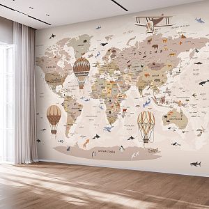 Карта мира для детей