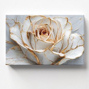 Гипсовая роза