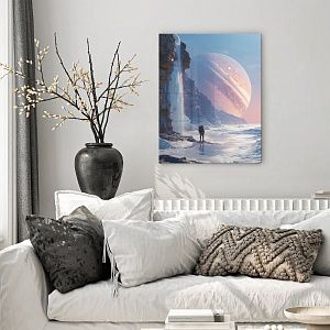 Космонавт на спутнике Юпитера