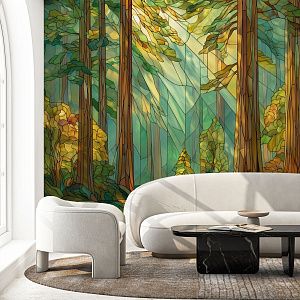 Витражный лес