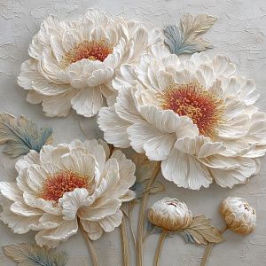 Объемные цветы