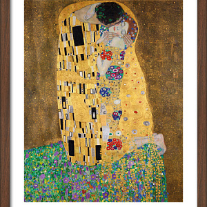 Густав Климт, "Поцелуй"
