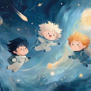 Юные космонавты