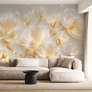 Цветы с подсветкой