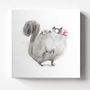 Пугливый котик