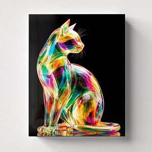 Неоновая кошка