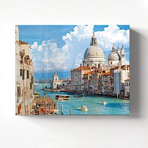 Гранд-канал и базилика Санта-Мария-делла-Салюте, Венеция