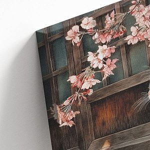 Кот на ступеньке