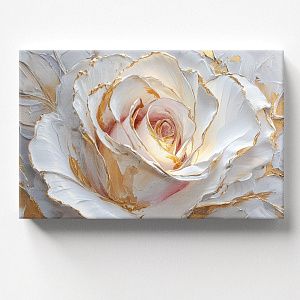 Гипсовая роза