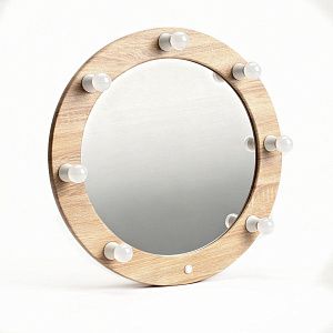 Круглое гримерное зеркало