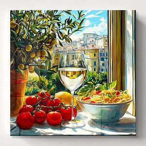 Паста и вино