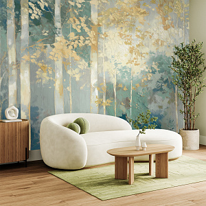 Золотые березы