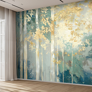 Золотые березы